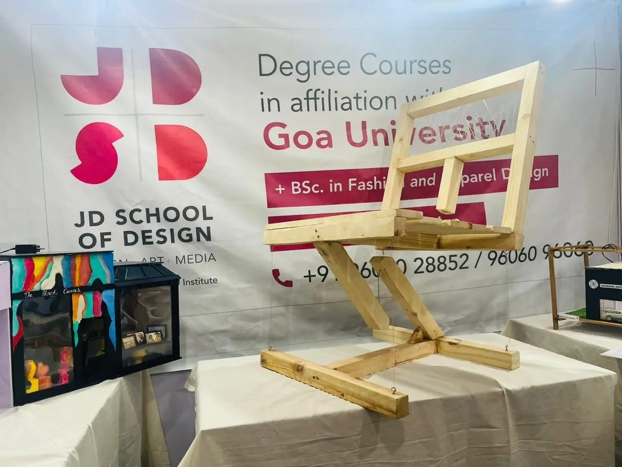 Ramp to Reality JD School of Design`s Model Hunt & Design Display at HIDE Expo GOA 2024 