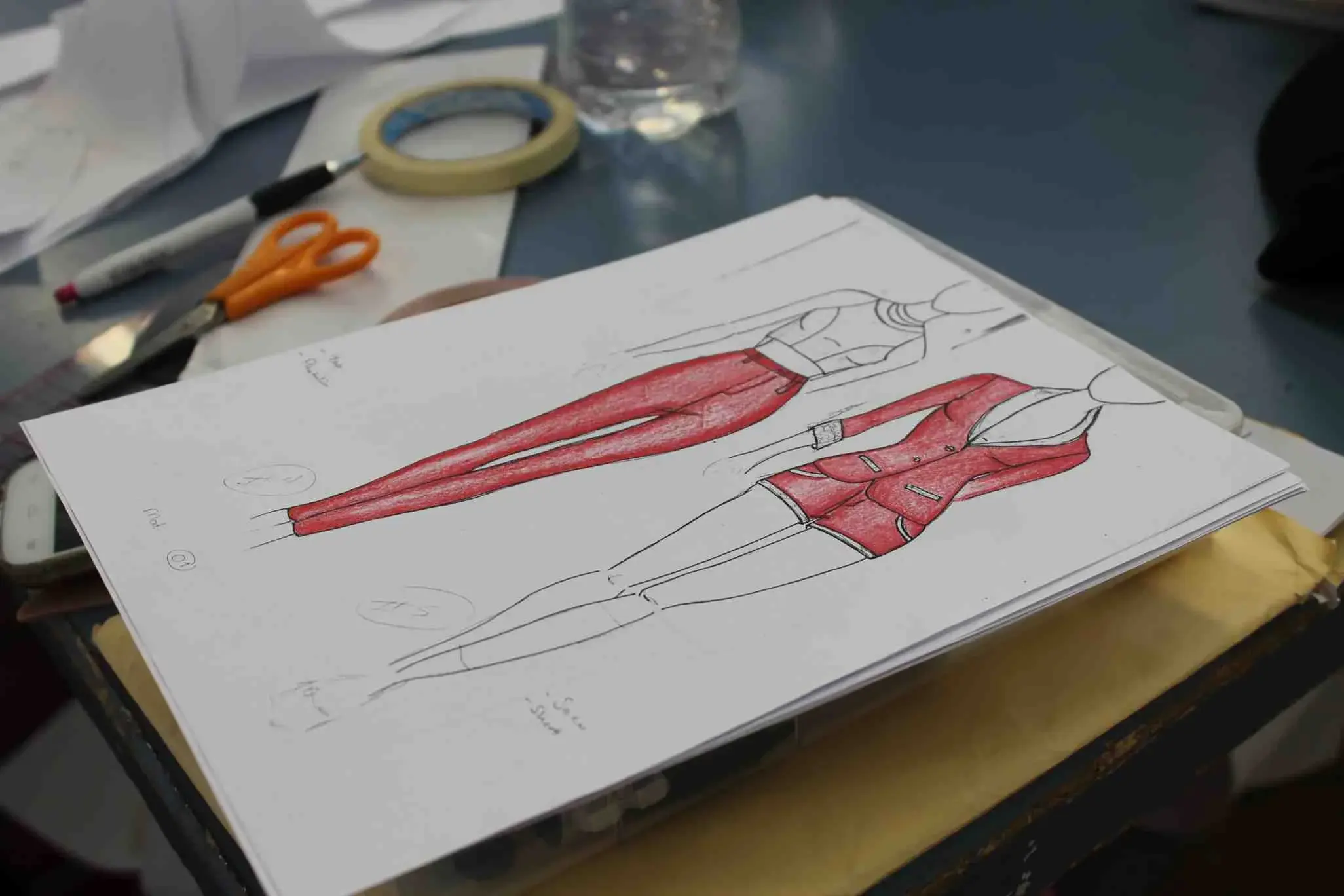 Fashion illustration and design